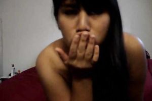 Shameless Latina legal age teenager with large billibongs shows it all on livecam