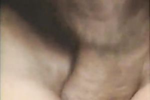 Spunky dark brown floozy can't live without to feel inflexible cock in her clam