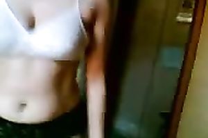 My barefaced Indian GF enjoys showing off her big mounds