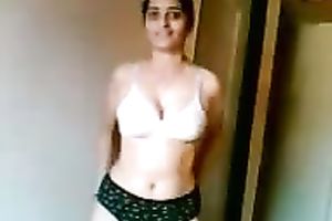 My barefaced Indian GF enjoys showing off her big mounds