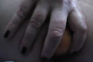 I am so addicted to masturbation and stuffing my muff with different objects