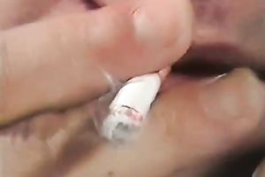 In the closet by her boyfriend