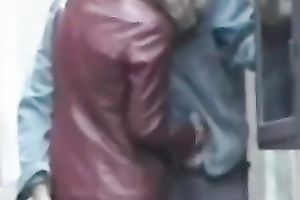 Drunk girlfriend gives my ally a oral pleasure right on the street