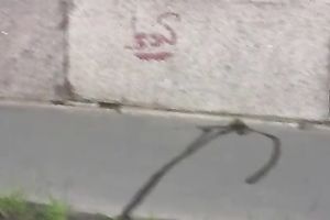 Blonde Russian honey in hot shorts releases a gallon of void urine