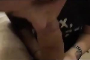 Awesome bulky white schlong of my boyfriend in my throat