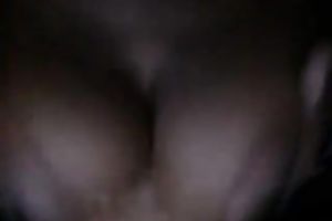 Full bosomed sexpot is caressing her big soaked meatballs for me