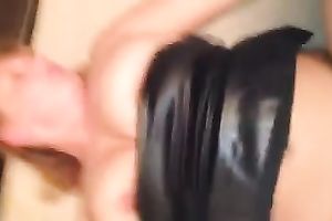 Busty floozy asks me to fuck her taut dark hole hard