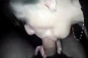 Dirty-minded whore with a not ever ending sex drive blows like a pro