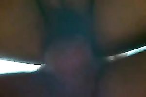 Invading my wife's hirsute snatch from behind indoors