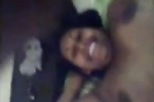 I had enjoyment fucking my charming auntie from Sri Lanka missionary style