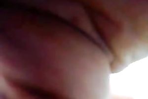 Strikingly sexy camgirl massages her cum-hole with her Hitachi wand