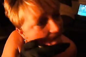 My older blond amateur wife is an experienced knob sucker