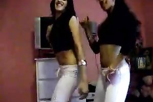 My two college girlfriends dancing and shaking their asses