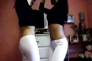 My two college girlfriends dancing and shaking their asses