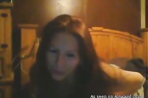 Chubby dark brown older masturbates with sex tool on cam
