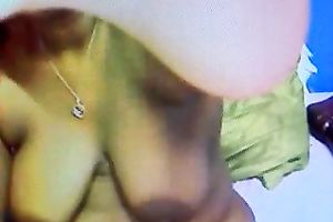 I totally love rubbing my hairless love tunnel in front of the web camera