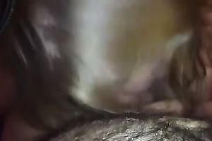 My large boobed girl sucks each inch of my rock hard dong