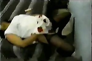 My barefaced slutwife is doing a nice job engulfing my stiff ramrod