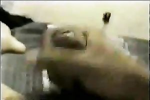 My barefaced slutwife is doing a nice job engulfing my stiff ramrod