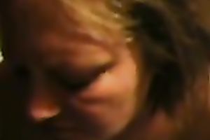 My overweight breasty white women licking up my cun and swallowing