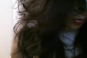 Webcam sex game with hawt Mexican babe in her bedroom