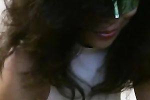 Webcam sex game with hawt Mexican babe in her bedroom