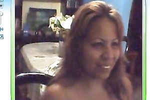 My lascivious Venezuelan girl is addicted to stripping on web camera