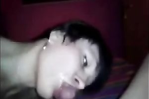 Short-haired whore manages to milk my shlong dry in POV episode