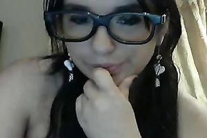 Webcam solo with my ex GF fingering her arsehole and kneading her love bubbles