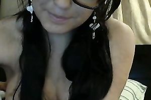Webcam solo with my ex GF fingering her arsehole and kneading her love bubbles