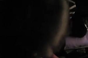 Amazing POV scene with a brunette hair coed sucking my cock