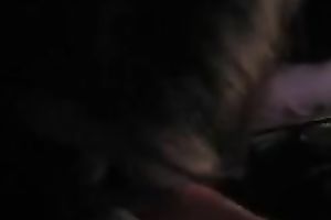 Amazing POV scene with a brunette hair coed sucking my cock