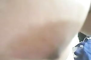 Stripping in front of a webcam and showing my tits for the web camera