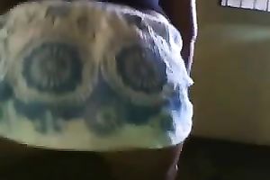 Shaking my wet butt while wearing a cute miniskirt