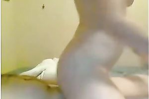 Pierced golden-haired wearing glasses sucks and rides my hard ramrod