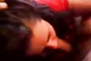 Milfie brunette hair latin chick wife hungry for my wang on POV