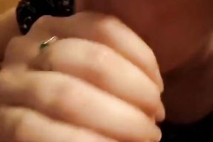 Spoiled hoochie sucks her BF's powerful cock until this babe receives the cum this babe wishes