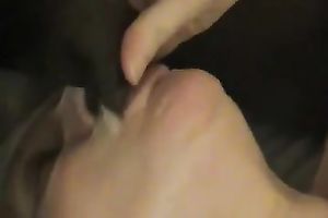 Mature fattie sucks my weiner and lets me cum on her face