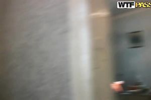 Prurient brunette hair nympho shows her fresh friends how sexually skilled that babe is