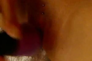 Horny non-professional babe copulates her bawdy cleft with her favorite sex toy