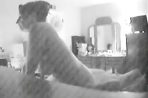 I love touching my wife's all natural mounds when this babe is on top