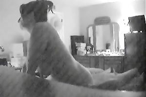 I love touching my wife's all natural mounds when this babe is on top