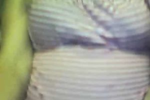 Young preggo blondie pets her pink muff with sex tool for me