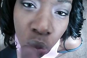 Nasty swarthy harlot enjoys having her face ejaculated on