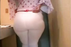 Compilation of homemade videos with my black cock sluts exposing her massive a-hole
