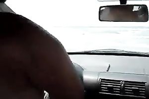 My salacious Asian GF enjoys riding my schlong in a car