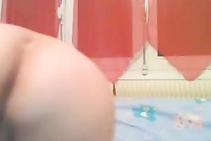 big beautiful woman blond plays with her big titties and then masturbates for me