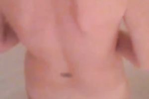 My svelte ravishing housewife takes a morning shower on webcam