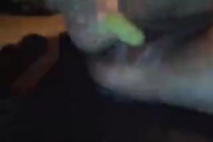 Dirty white squirter black cock sluts pushed her slit with a sex tool