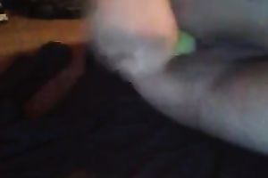 Dirty white squirter black cock sluts pushed her slit with a sex tool